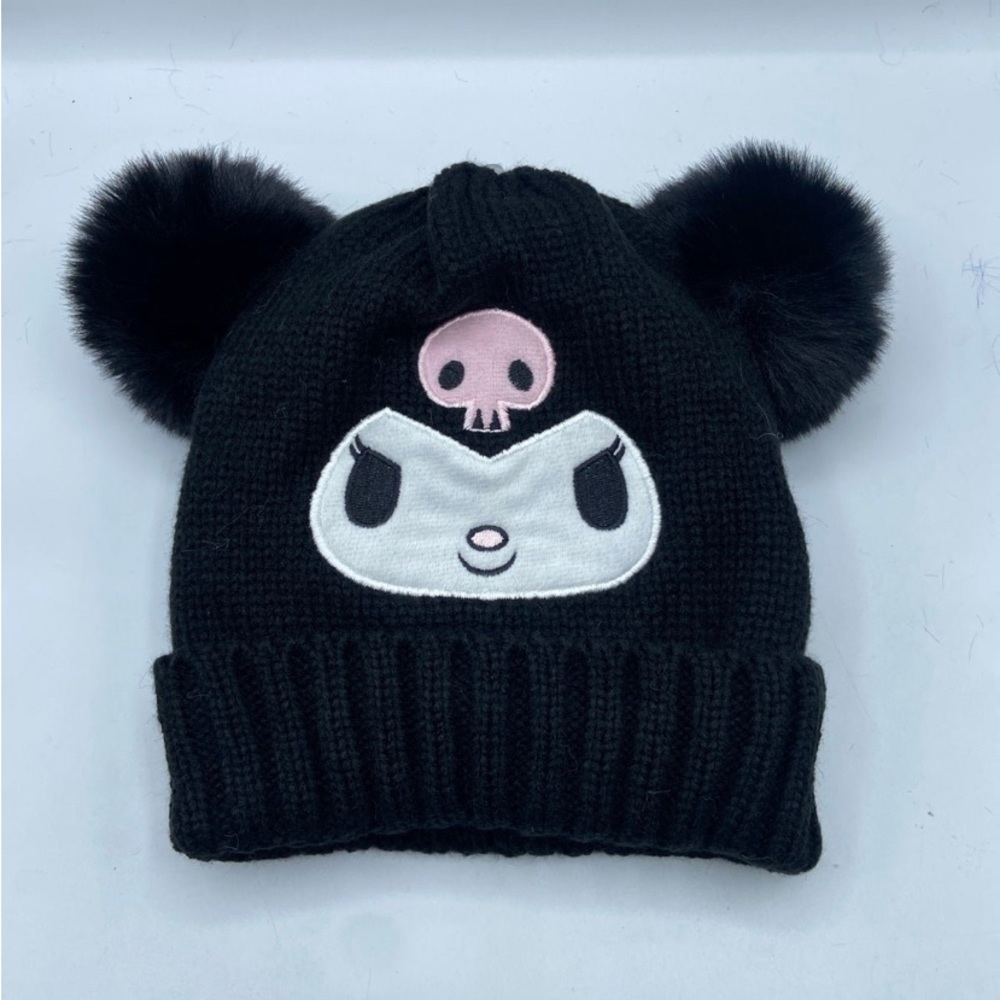 Winter Hat Pom Beanie Fleece Lined Knit Hats - KUROMY - Kids for 4/8 years old
